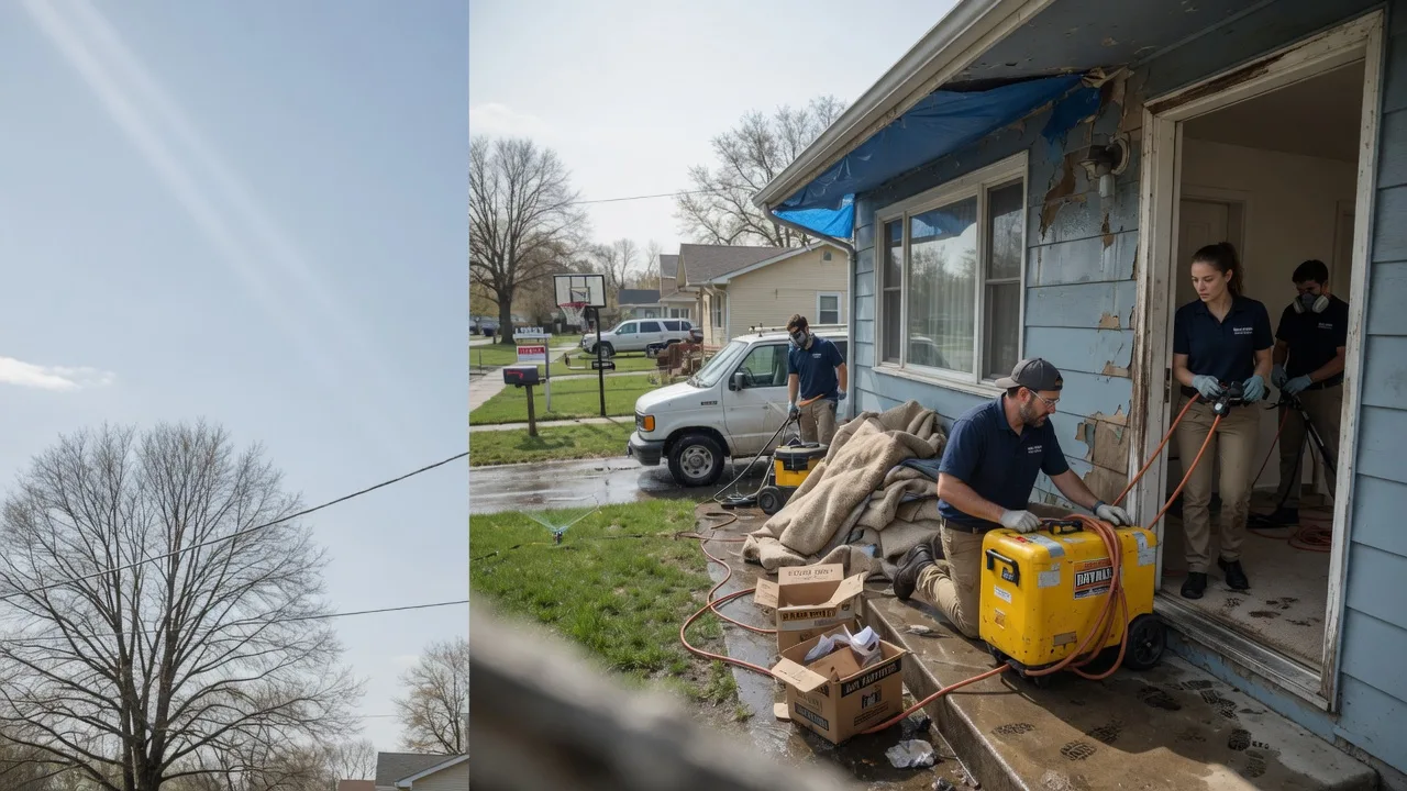 Basement Flood Cleanup in Sinking Spring, OH near me